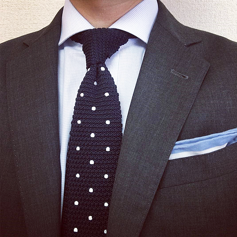 针织领带男_ins 欧美风5cm窄版男士正装休闲 针织领带平头毛线领带