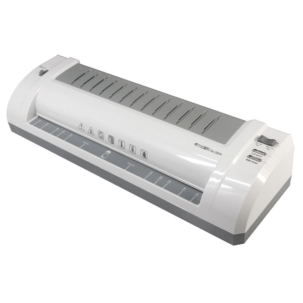 得力塑封机3894 家用时尚a3过塑机 照片过胶机 静音覆膜 包邮