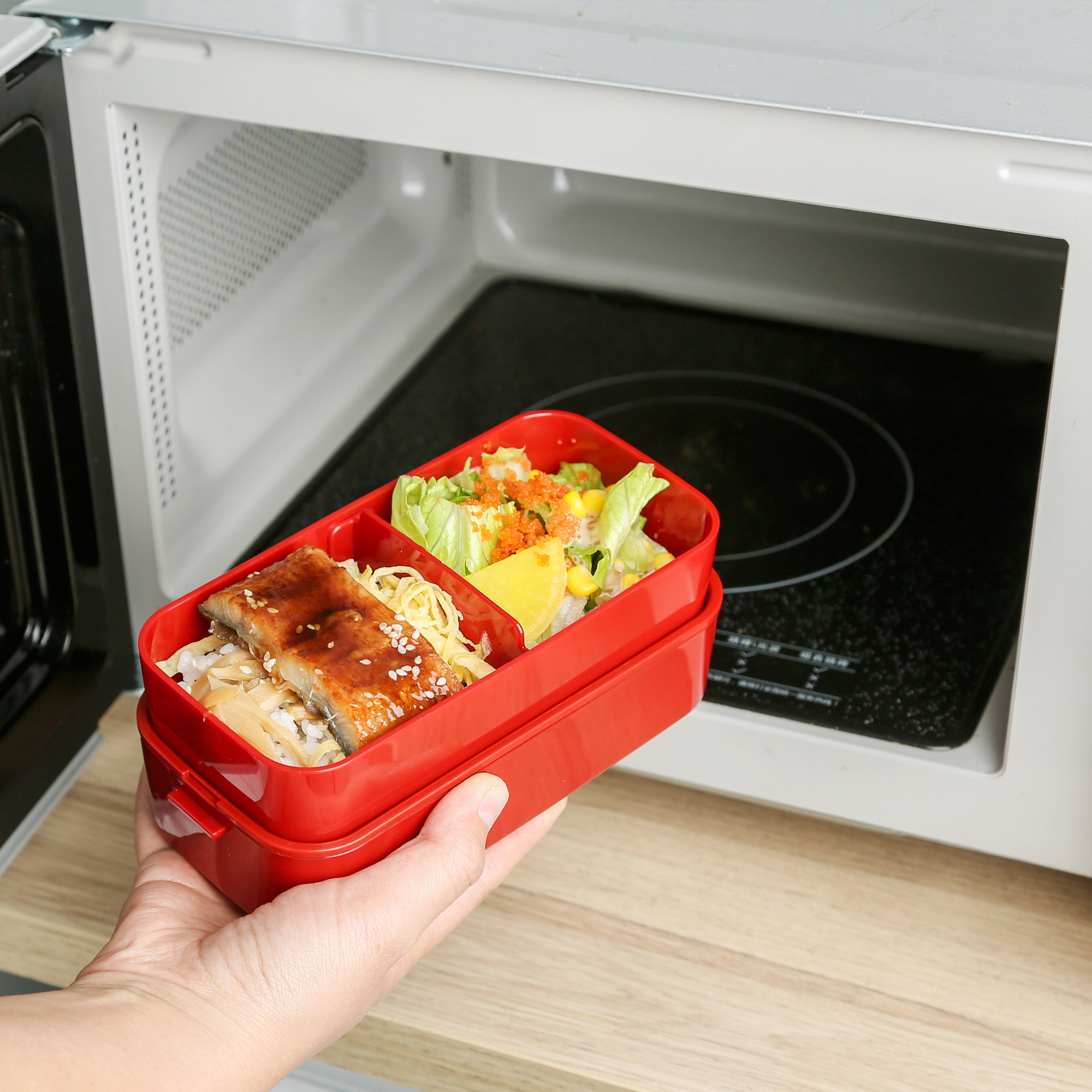 日式便当饭盒分格小餐盒健身减脂减肥餐上班族寿司三明治家用迷你