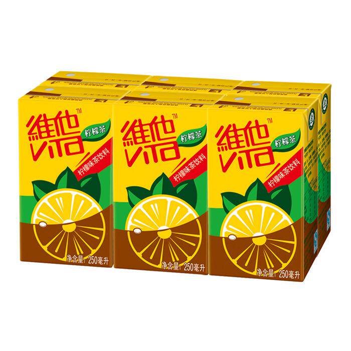 维他柠檬茶250ml*9盒装 vita奶果汁饮料批发
