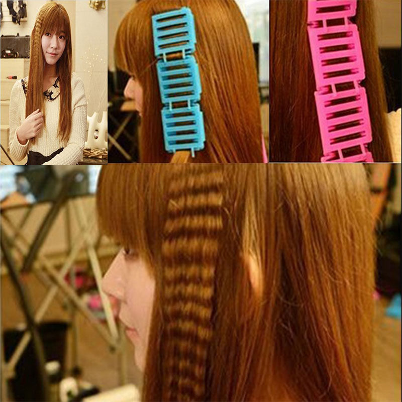 一折卷发器夹板玉米_不伤发垫发根玉米须波纹夹蓬松烫夹板爆炸头波浪