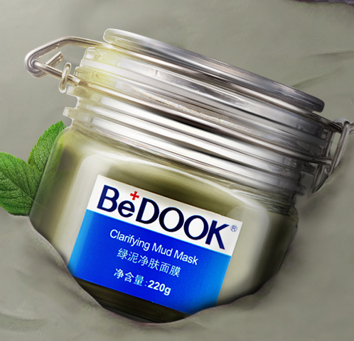 bedook/比度克绿泥清洁面膜泥膜去黑头抗痘深层清洁收缩毛孔克星