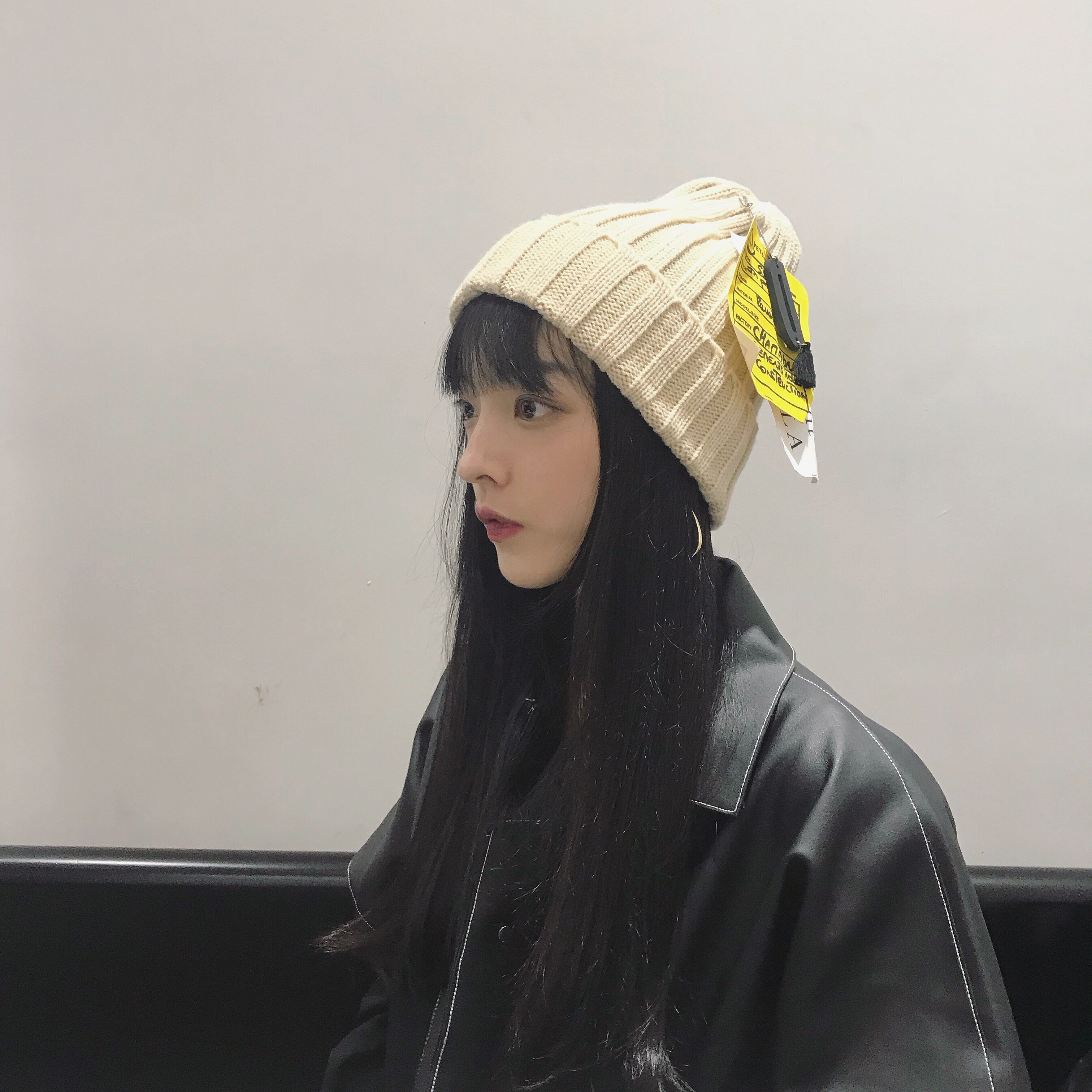 原宿帽子女冬 潮人_原宿女针织帽尖尖毛线帽秋天冬季潮人百搭保暖情侣