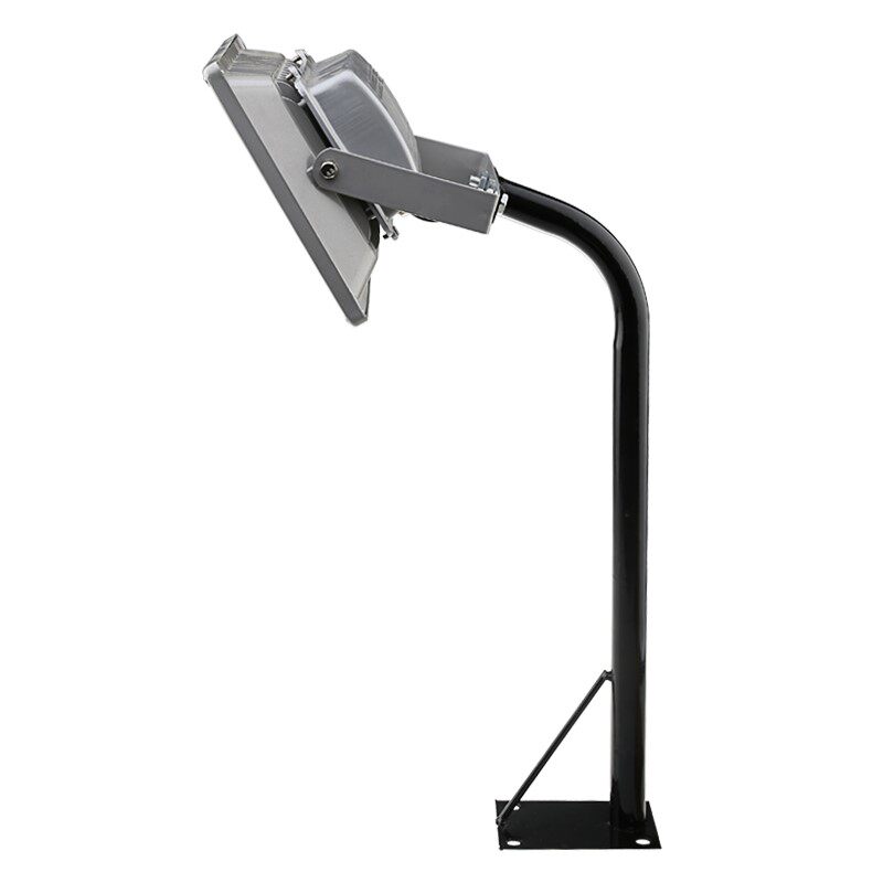 户外射灯支架_led投光灯灯杆广告牌 30w50w户外店铺招牌支架射灯防水