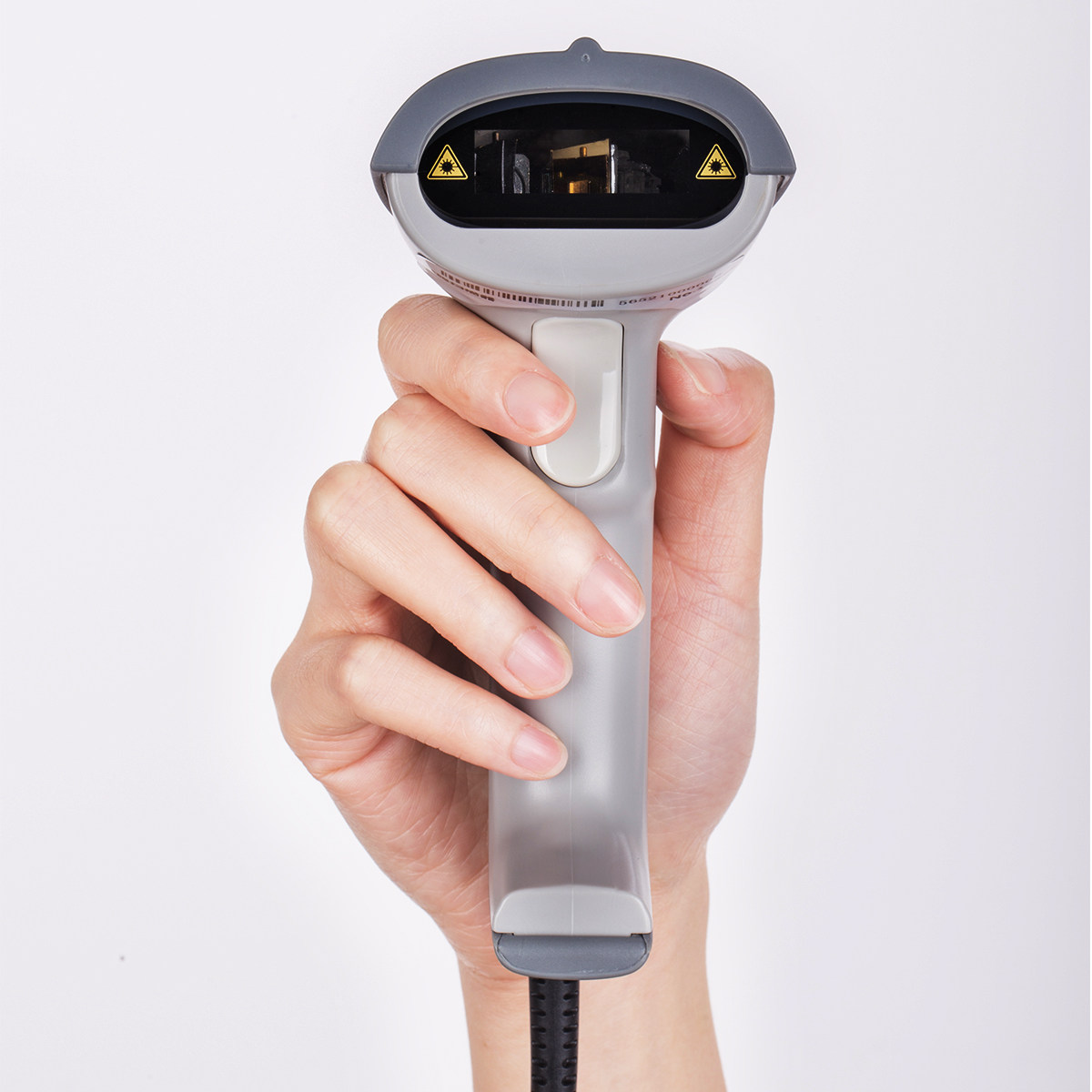 得力14880有线激光扫描枪 商超物流快递单条码一维码扫码枪包邮