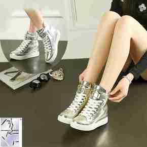 运动高帮鞋女潮鞋单