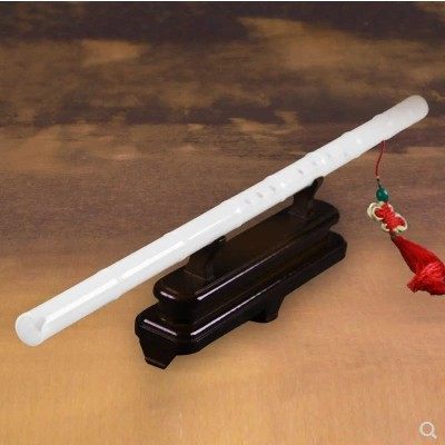 特价玉笛子 白玉_汉白玉玉萧 玉石萧 玉笛子 玉箫 洞萧 湛工艺品乐器
