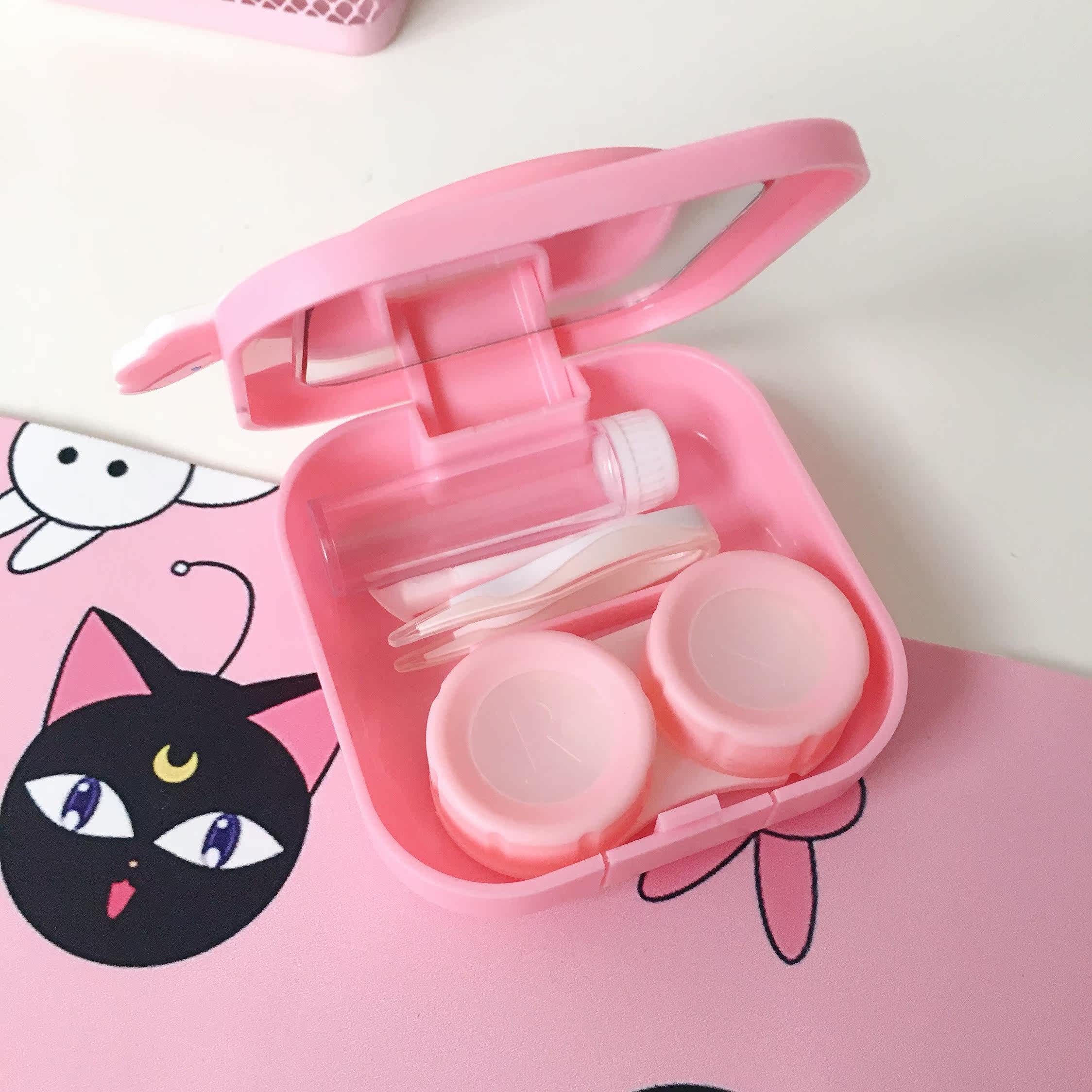 美瞳盒子 可爱 复古