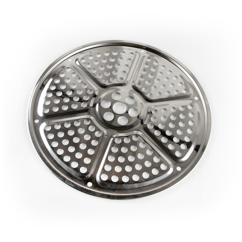 加厚304不锈钢蒸片蒸盘蒸架蒸笼片蒸格家用圆形篦子帘子蒸屉馒头