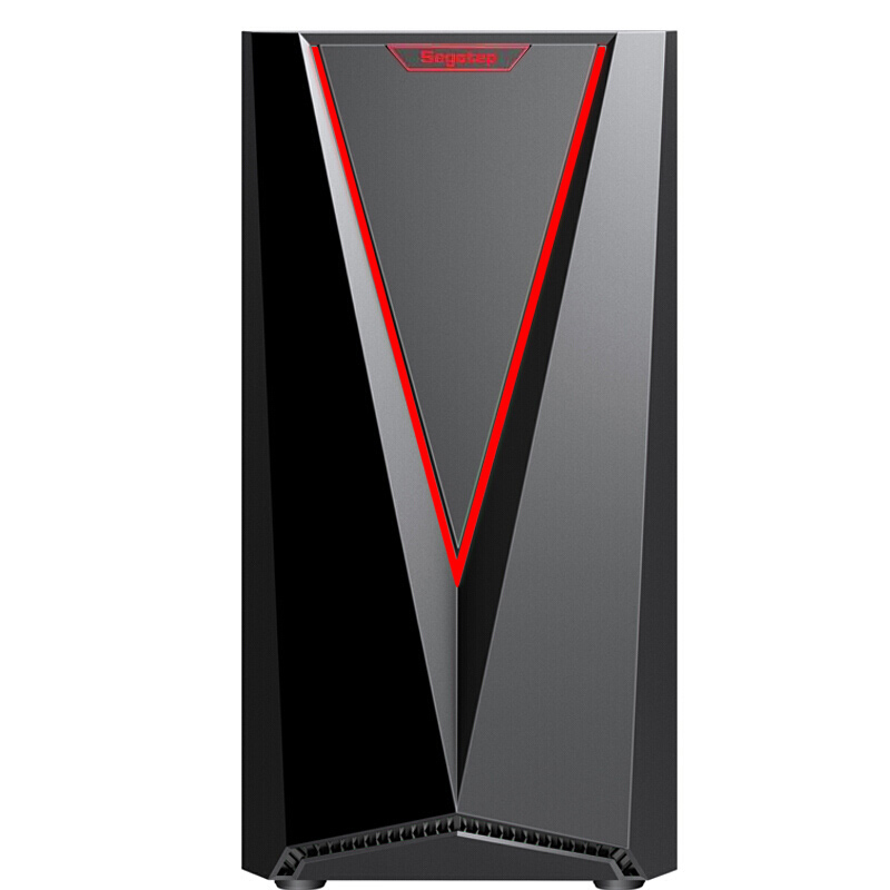 鑫谷灵致v台式机电脑主机机箱diy整机侧透防尘游戏电竞机箱