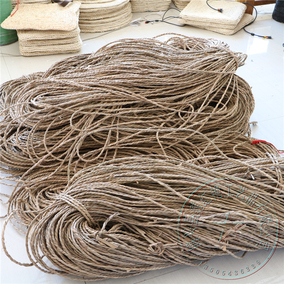 天然植物手工蒲草绳子 水草绳子 水仙草绳子 草编绳编织工艺材料