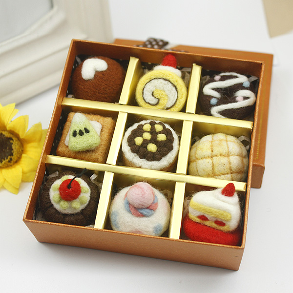 羊毛毡戳戳乐打发时间手工diy 制作成人新年礼