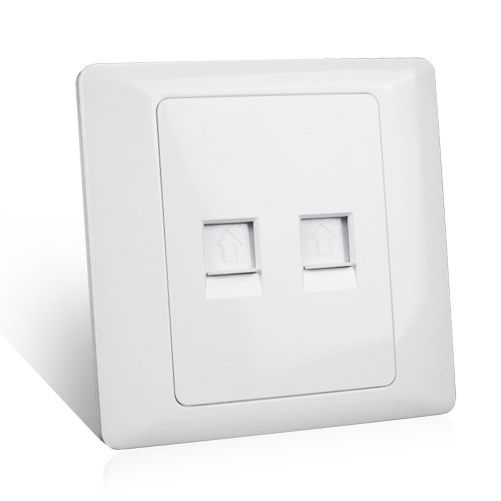 网线插座 二合一