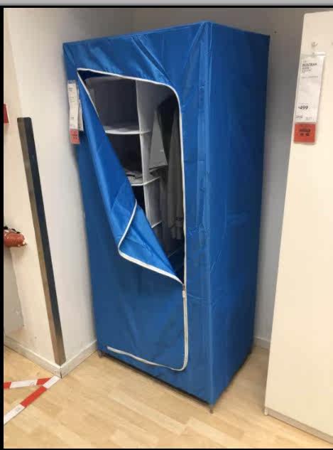 宜家衣柜代购 简易_宜家国内代购ikea宜家★布瑞姆衣柜衣物收纳柜简易