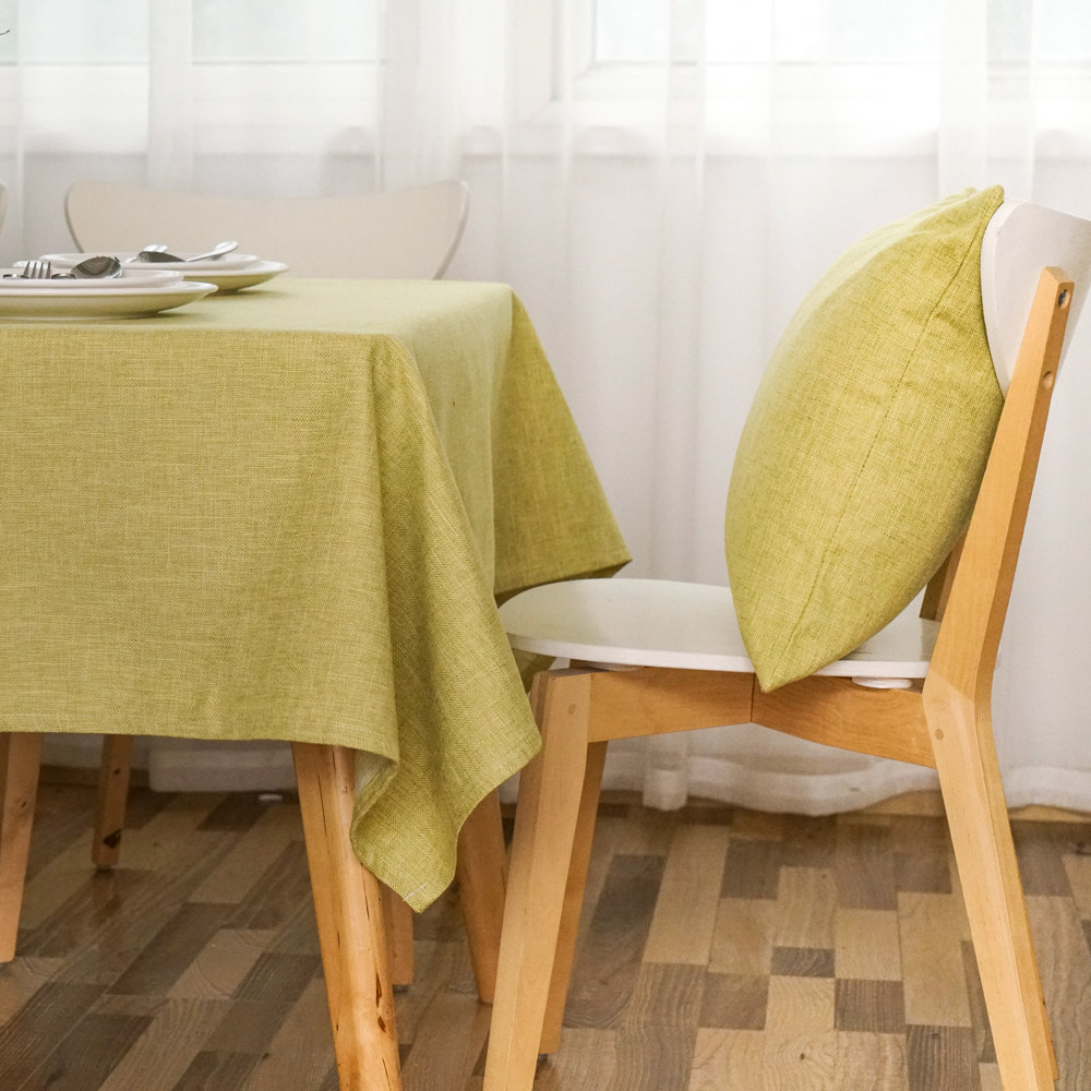 纯色餐桌布整洁与精致的结合