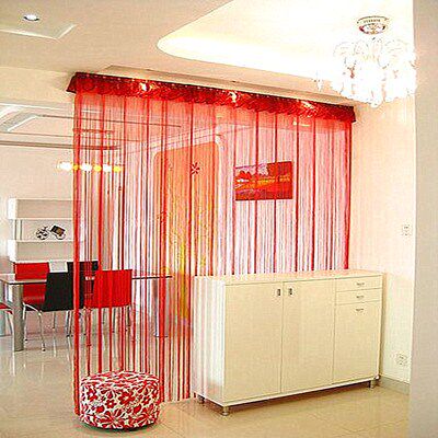 垂帘帘简约吊帘卫生间室内装饰纱帘线帘水晶浴室线帘夏季加密门帘