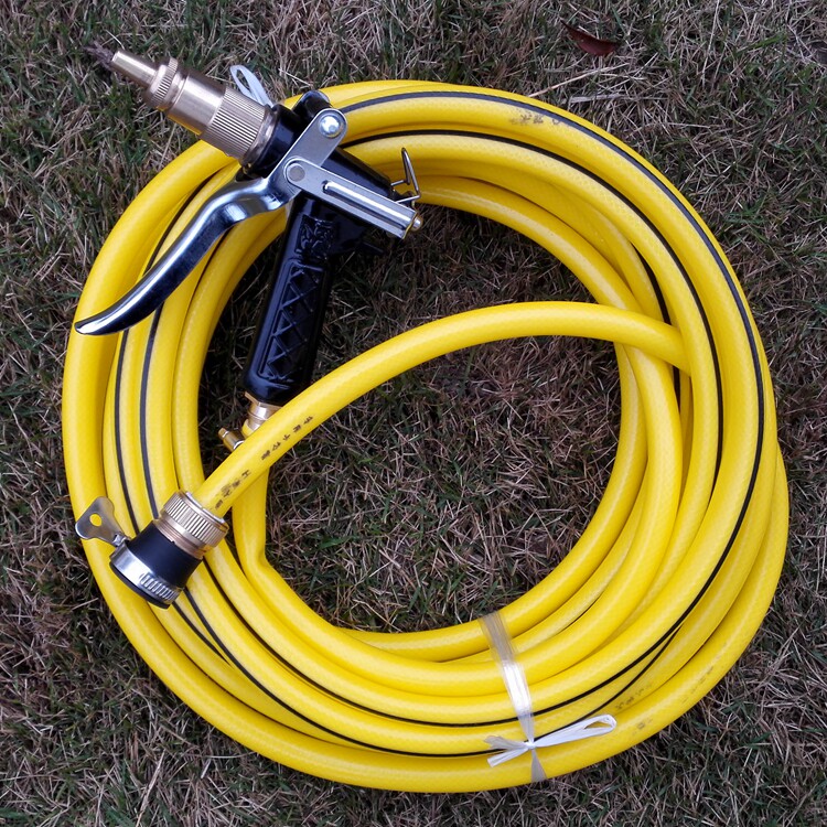 洗车水管 软管 20米_全铜洗车家用水枪套装高压水枪10米 20米软管优质