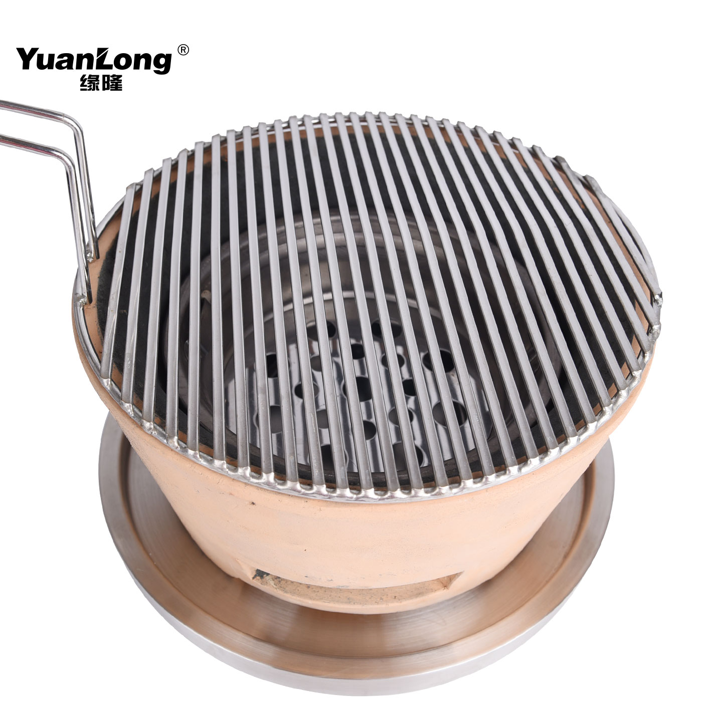 烧烤炉子 碳烤炉 圆形_碳烤炉北京泥炉上排烟烤肉炉日式泥炉圆形炭火