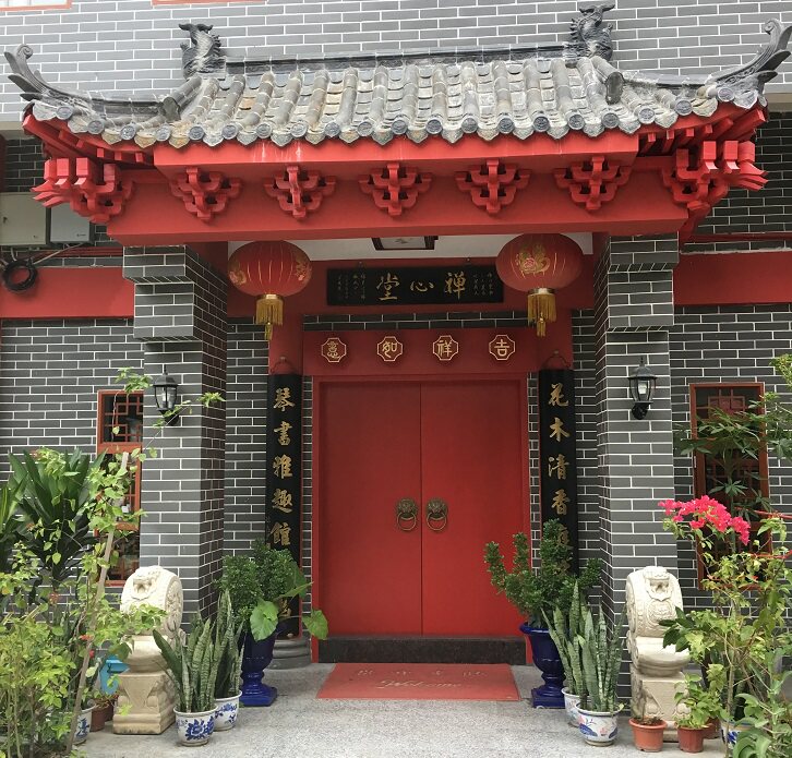 实木大门_院子实木大门别墅大门民宿榆木门门楼门头仿古庭院大门