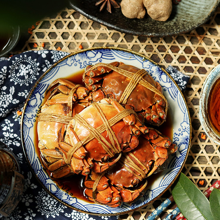 热销熟醉蟹