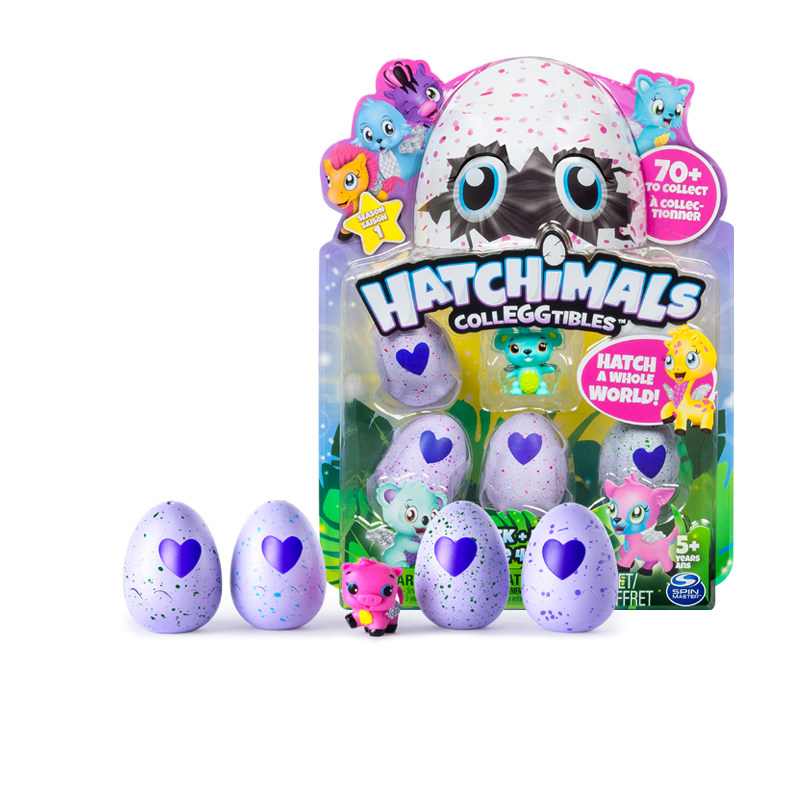 hatchimals 迷你mini哈驰魔法蛋宠物可孵化创意宝宝玩具4 1装