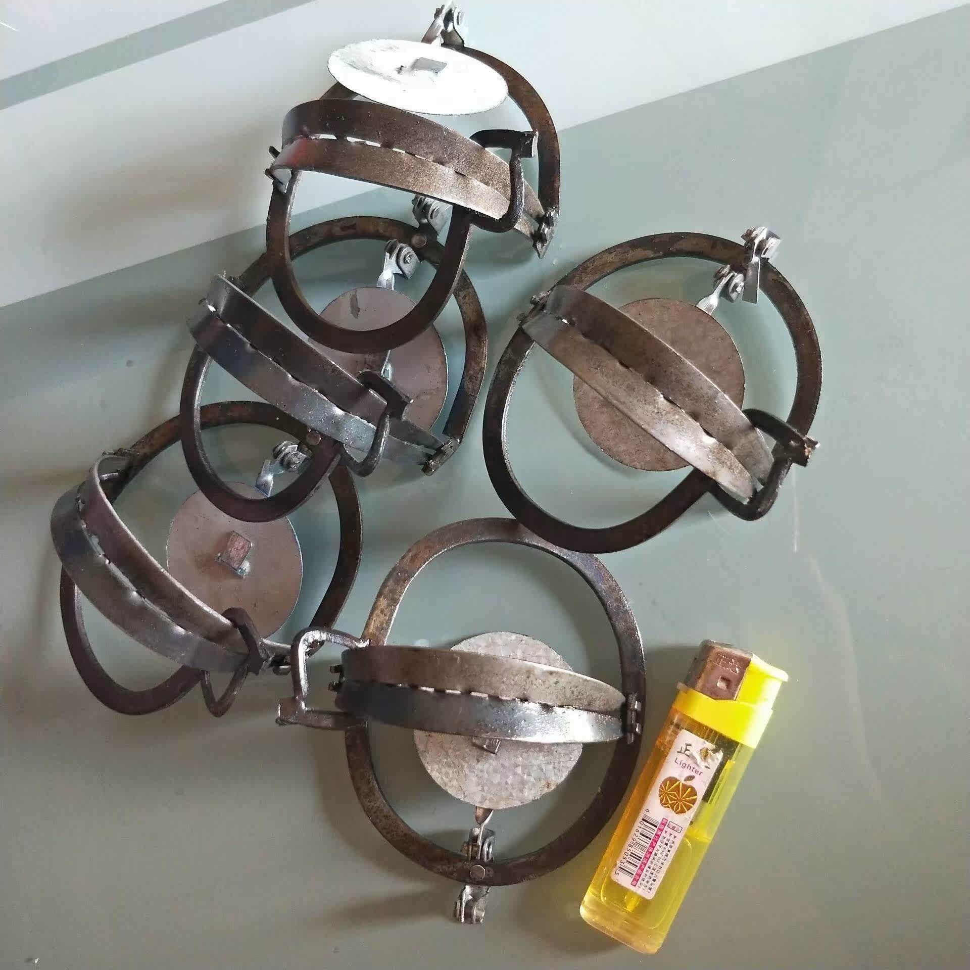 家用_10只装驱老鼠夹捕鼠器圆形家用灭鼠神器抓杀扑老鼠夹子捉老鼠笼