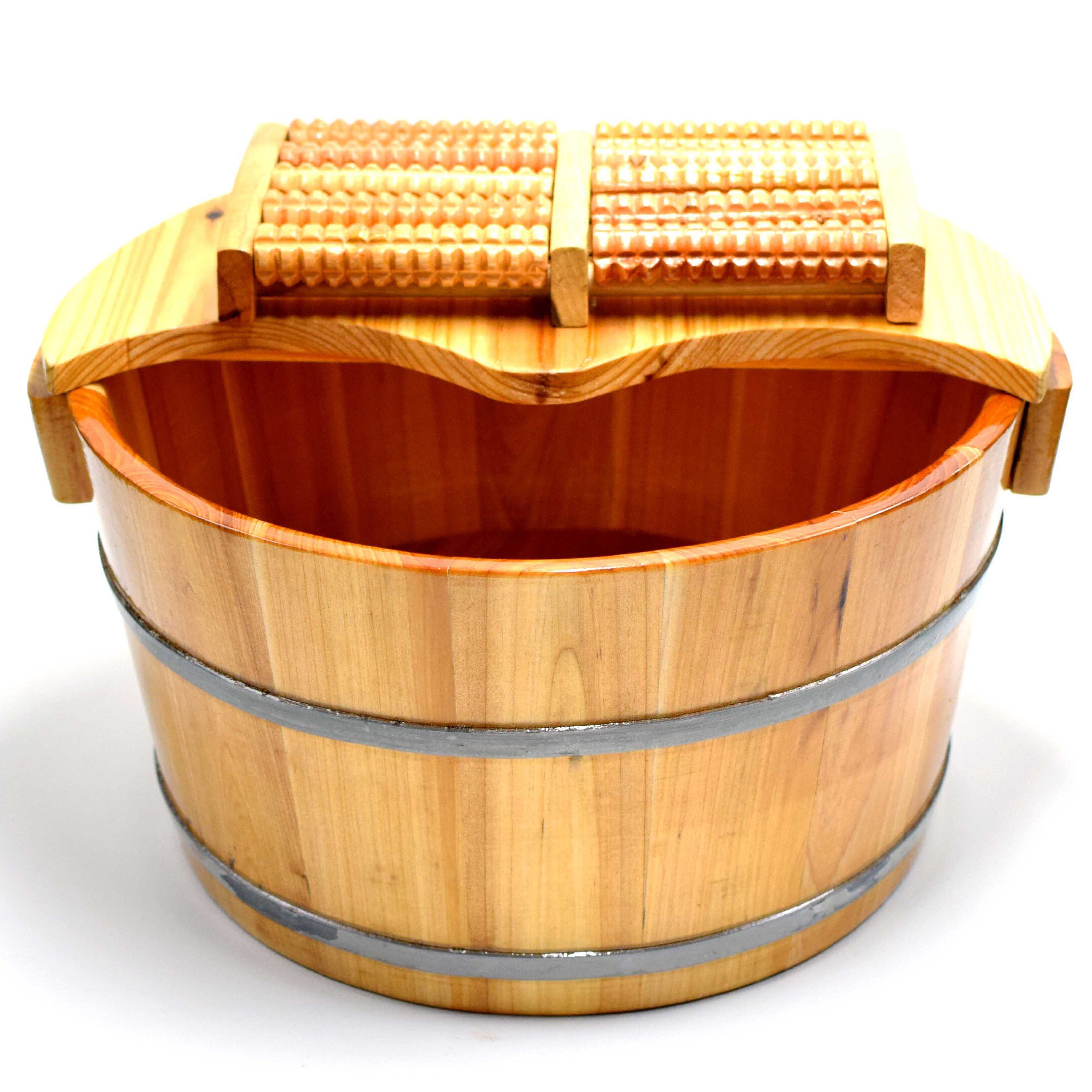 木盆洗脚盆 实木_泡脚木桶洗脚足浴实木头木质特价木盆小号轻便浸木制