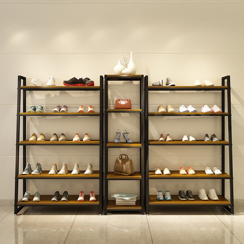 热销鞋店展示架 落地式_鞋店鞋架展示架中岛落地式自由组合简易商场