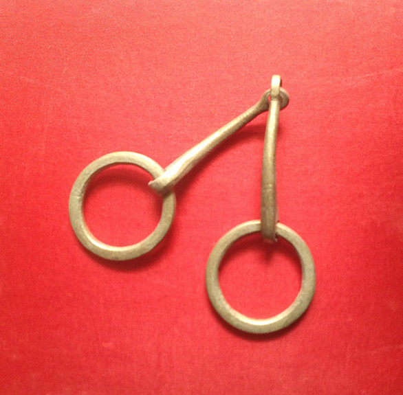 纯铜马笼头工艺品马具o形马嚼子马车配件厂家直销一个就包邮