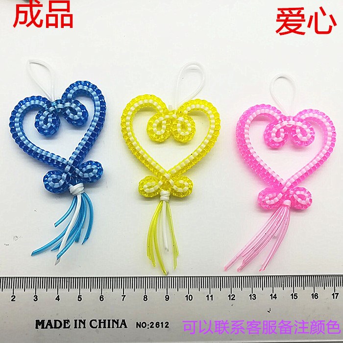 手工编制_小时候经典编织线女生编制手链龙虾塑料塑胶绳手工空心实芯