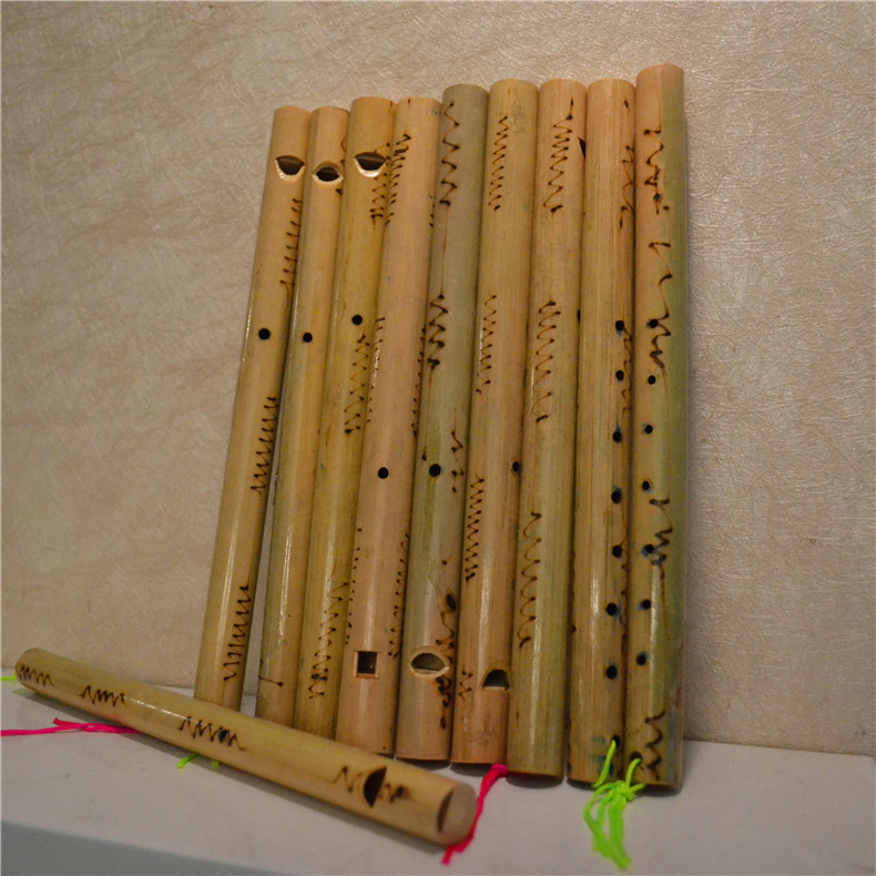 泰国旅游纪念品_泰国特色手工竹箫创意笛子竖笛音乐玩具吹奏乐器清迈
