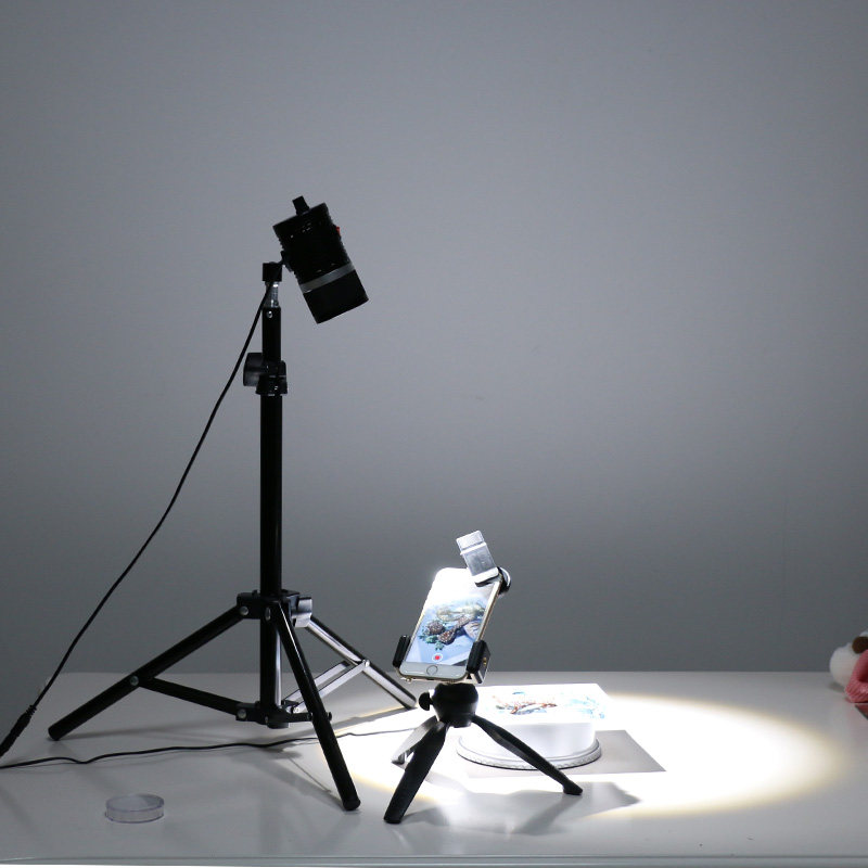 电动云台旋转_360度旋转展示转台钻石珠宝多角度拍摄台3kg电动云台