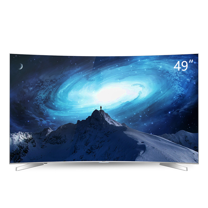 海信49吋4k曲面屏智能电视机