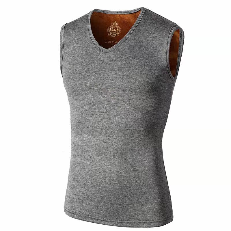 一折棉背心男冬 保暖 加绒加厚青年