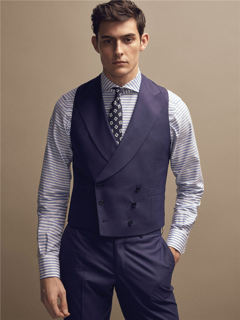 帆想之家西班牙代购massimo dutti男装限量版羊毛西装背心2715285