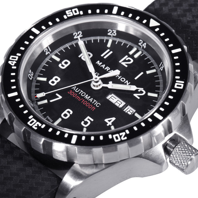 瑞士马拉松marathon超大双语双时潜水专家机械自动潜水表ww194021