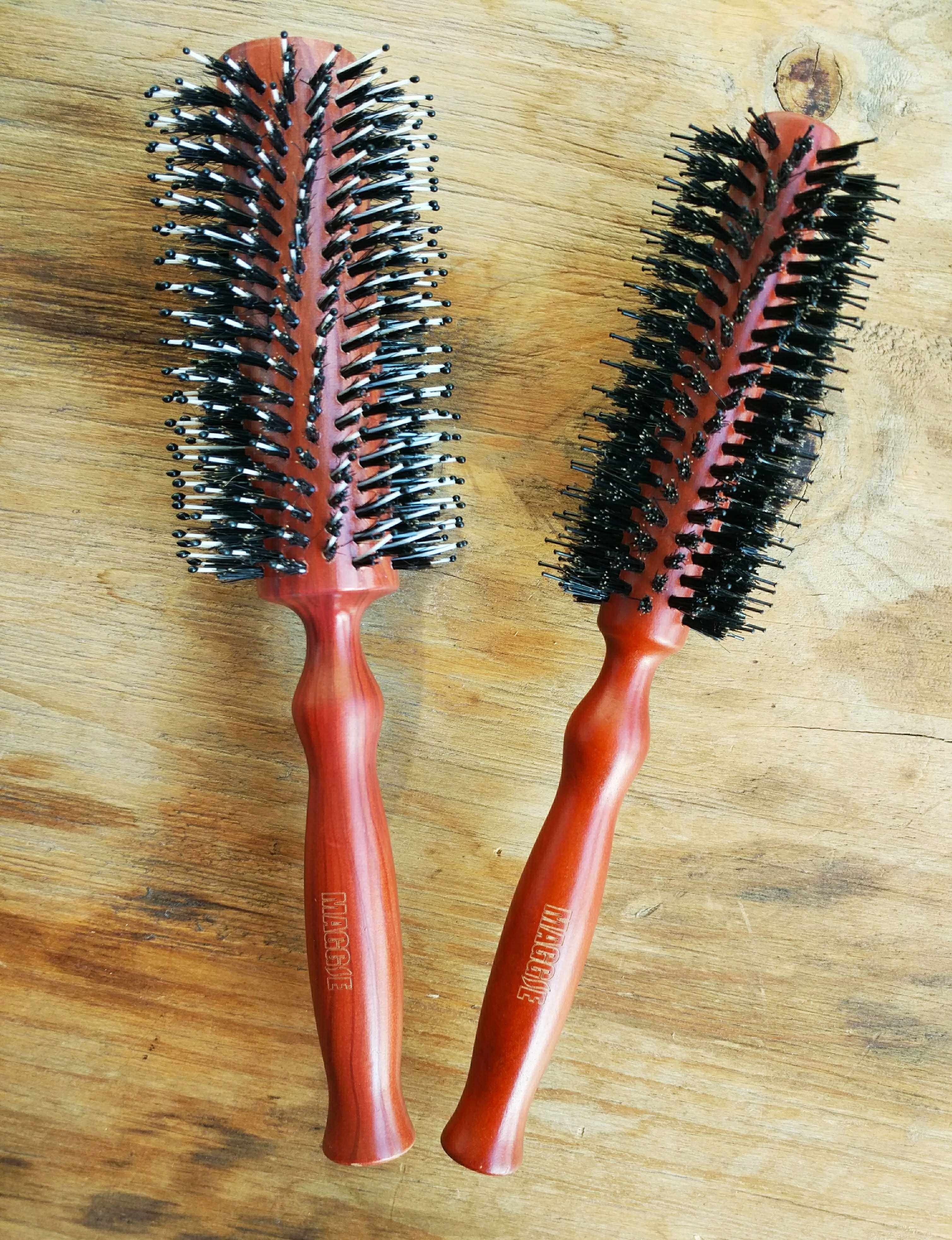 圆卷梳_玫姬maggia圆卷发梳猪鬃毛齿梳子荷木柄超市撤柜清仓包邮优惠