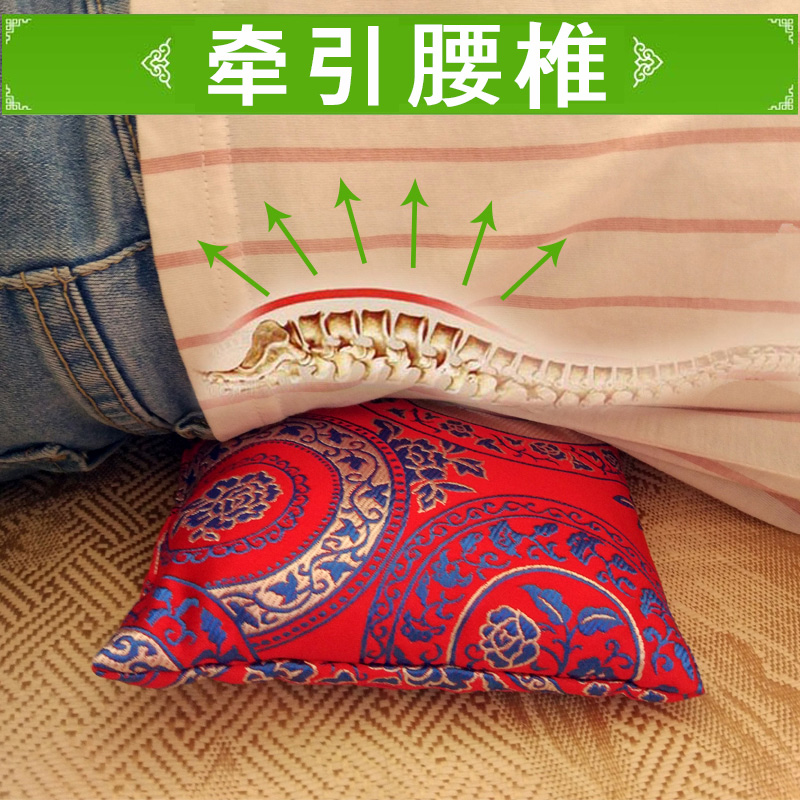 纯植物睡眠床上腰枕枕腰椎保护腰垫腰椎枕椎间盘突出防腰痛荞麦枕