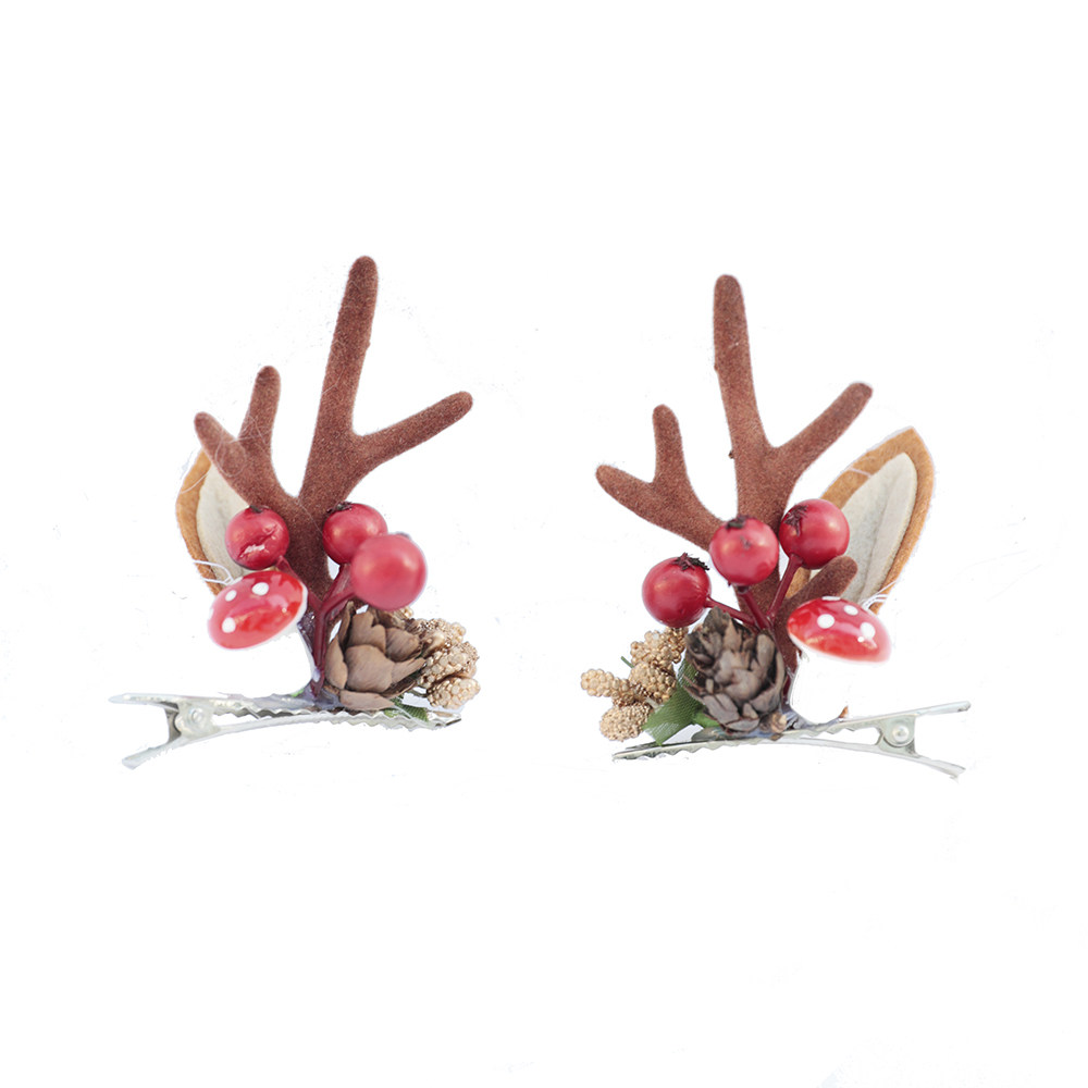 包邮 圣诞新年 发饰 发箍 新年年会幼儿园早教汇演 小鹿角装饰   现价