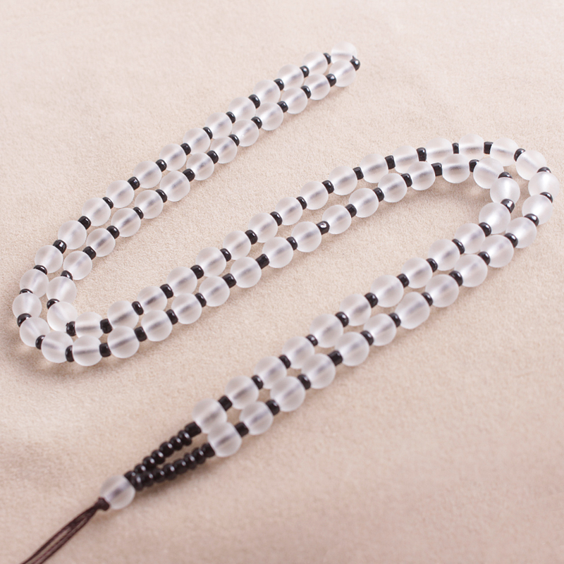 一折吊坠链子_手工编织磨砂串珠链子diy翡翠玛瑙玉石吊坠项链绳黑玻璃