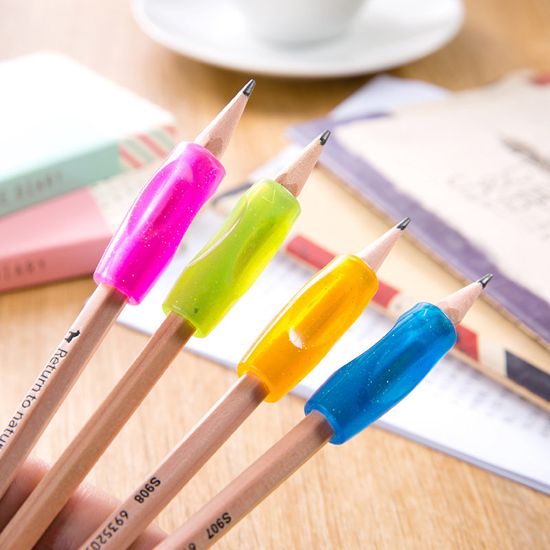 得力儿童握笔姿势矫正器笔套小学生握笔器幼儿写字拿笔纠正铅笔套