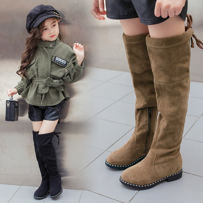 论女童的气质养成,这些长靴怎能少!