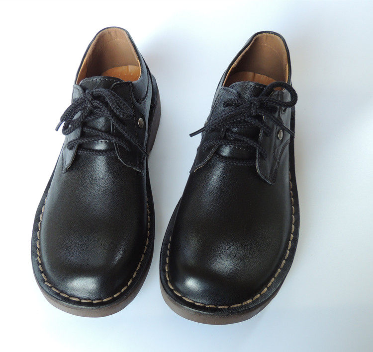 一折男士大头鞋圆头 英伦