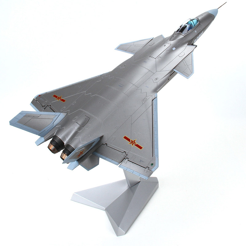 多比例歼20飞机模型仿真合金歼二十战斗机军事摆件1:48/60/72/100