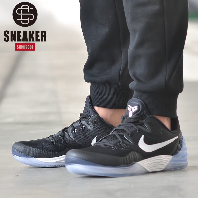 耐克nike kobe venomenom 5 科比 毒液5 黑白篮球鞋 853939-011