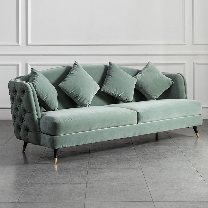 柏斐家饰 法国vf品牌现代简约欧式沙发 法兰绒布艺客厅整装小户型