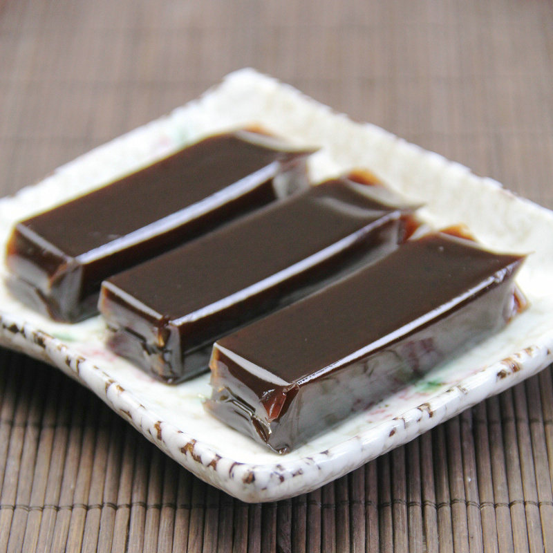 热销天津特产 糕点_天津特产多口味五豆羊羹12个约420g 栗子羹 津缦