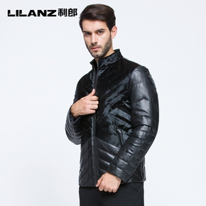 男羽绒皮衣冬款