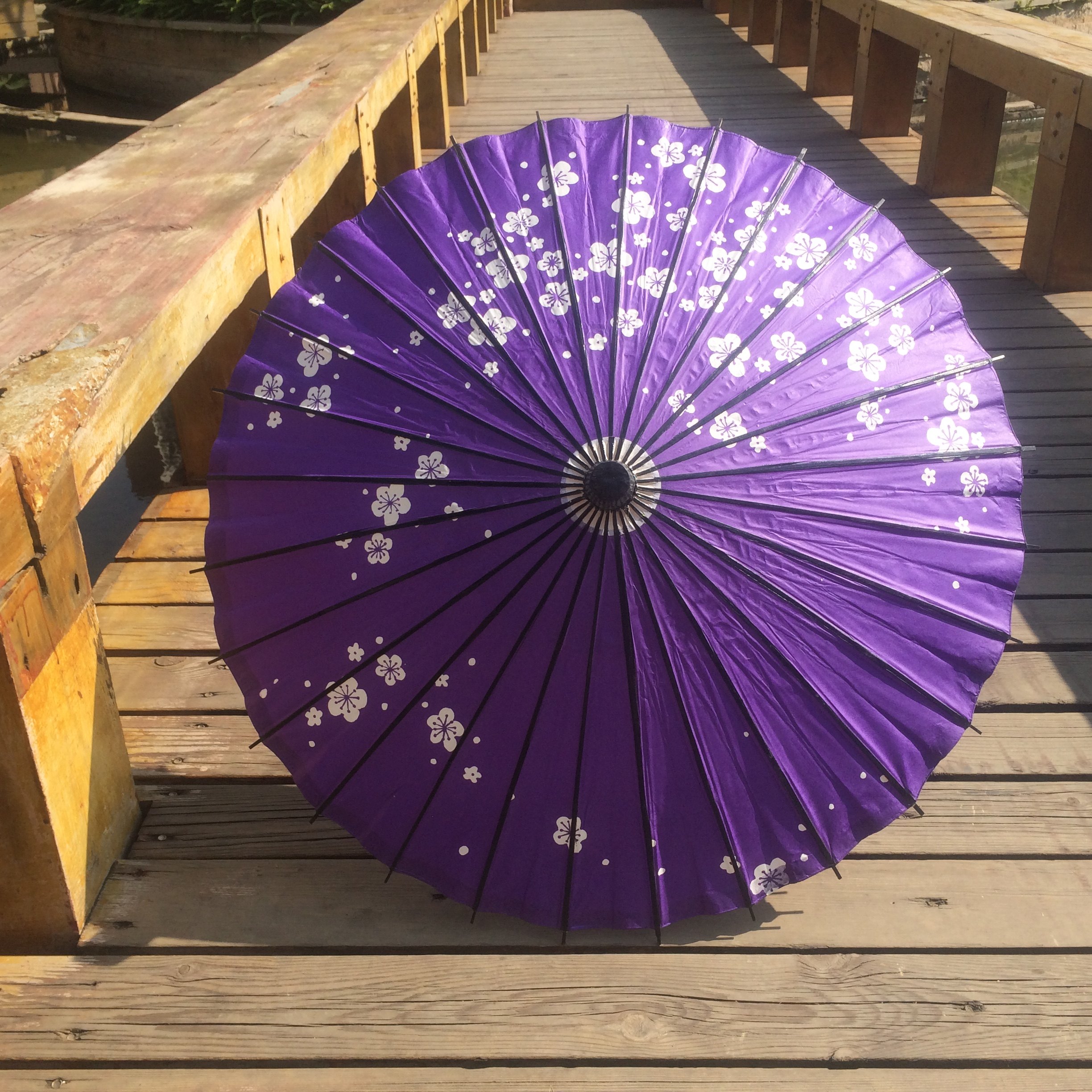 红色梅花纸伞剑网三/剑网3/剑3/七秀鹃啼红cos长柄道具伞限时优惠