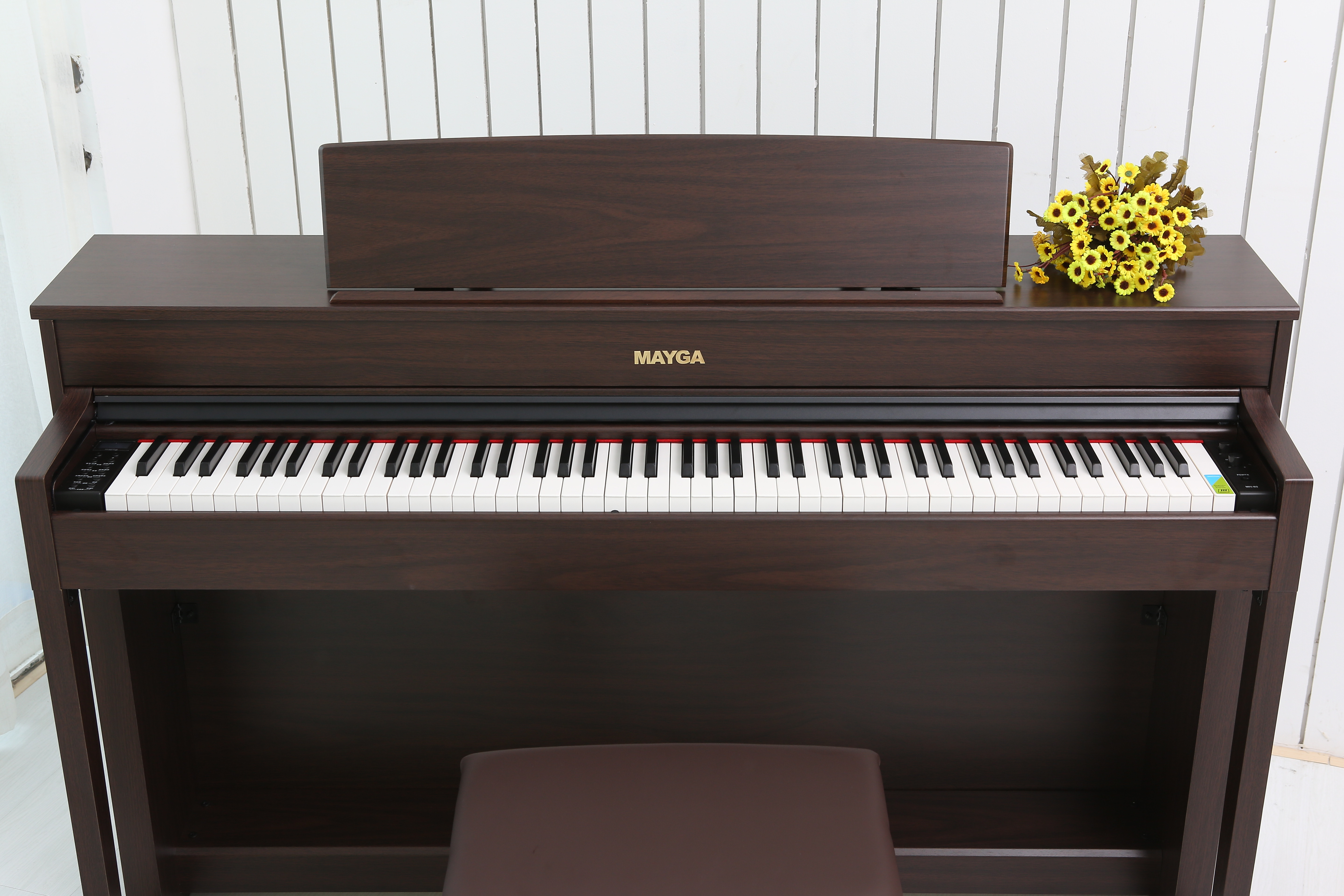 数码钢琴88键重锤 智能_mayga美嘉mh-60电钢琴 88键重锤数码钢琴 智能